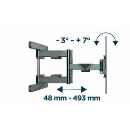 Gembird WM-80ST-01 soporte para TV 2,03 m (80") Acero Gembird WM-80ST-01 soporte para TV 2,03 m (80") Acero