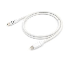 EQUIP 128362 Cable USB-C a USB-C 3.2 Gen 1 Macho/Macho 2 metros Blanco 60W PD