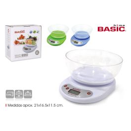 Basic Home Báscula Cocina Digital 5 Kg con Bol Color Blanco (6 Unidades) Precio: 32.49999984. SKU: B17H3L3GFY