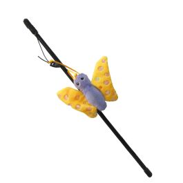 Gloria Juguete para Gato, Caña con Peluche y Cuerda Interactivo para Cazar y Estimular Instinto Natural, de Terileno y Plástico