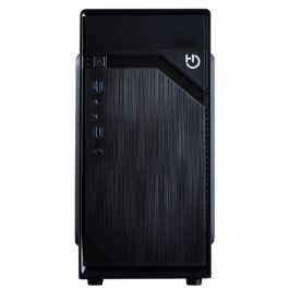 HIDITEC Q2 PRO PSU Mini Tower Negro Compatible con Micro ATX y Mini-ITX Fuente de Alimentación Incluida