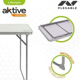 Conjunto de Mesa con 2 Sillas Aktive Plegable De acampada