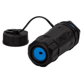 LOGON PROFESSIONAL TWPGLAND84 Acoplador Hembra para Exterior IP68 Cat.6A con Prensaestopas, 2 x RJ45, Sellado