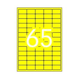 Etiquetas Adh.Impr.Apli A4 Color Amarillo Fluor C.Rectos Pack De 20H 38,1X21,2 Mm 1300 Uds.(15074) Precio: 12.89000053. SKU: S8401016