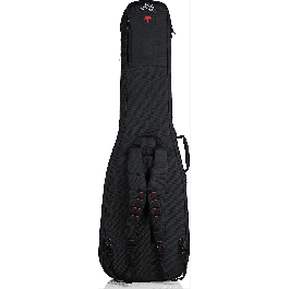 GATOR Softcase Pro Go para Bajo Eléctrico Negro, Gigbag de Nylon y Vellón con Dimensiones de 132x39x14.5 cm