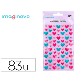 Imaginovo Pegatinas Corazones Magic Dreams con Relieve 190x105 mm Precio: 1.49999949. SKU: B1CGEXPT2E