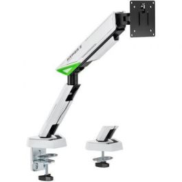 AISENS - SOPORTE DE MESA GAMING CONTRAPESO GIRATORIO E INCLINABLE PARA MONITOR/TV 16KG (3 PIVOTES, 1 BRAZO) DE 17-49, NEGRO-BLANCO