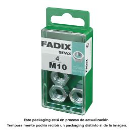 Fadix Tuerca Cincada M 10, Caja de 4 unidades