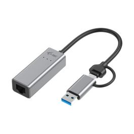 I-TEC Adaptador LAN Ethernet USB-C/USB-A 2.5Gbps Gris