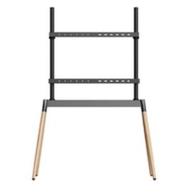 Gembird TVS-86F-01-BK Soporte para TV de 55" a 86" (2,18m), 40 kg, VESA 100x100-600x400mm, Altura Ajustable, Negro/Madera Gembird TVS-86F-01-BK Soporte para TV de 55" a 86" (2,18m), 40 kg, VESA 100x100-600x400mm, Altura Ajustable, Negro/Madera