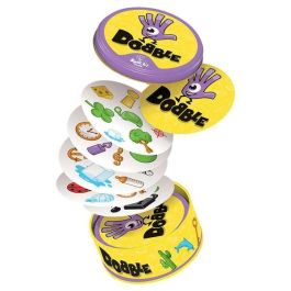Asmodee Juego Dobble. Juego de cartas basado en la velocidad, observación y reflejos para niños y adultos.