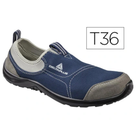 Deltaplus Zapatos de seguridad Light Walkers, poliéster y algodón, plantilla y puntera de acero inoxidable, suela antiestática, color azul marino, talla 36 Precio: 48.50000045. SKU: B14QGYM3FT