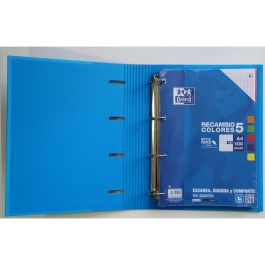 Carpeta de anillas Oxford EUROPEANBINDER Multicolor A4+ (10 Unidades) Carpeta de anillas Oxford EUROPEANBINDER Multicolor A4+ (10 Unidades)