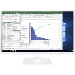 LG 24BK55YP-W Monitor Profesional IPS 23.8" Full HD Regulable Altura, Inclinación, Giro, HDMI, DisplayPort, VESA, Blanco Precio: 138.95000031. SKU: B19D9X6SG6