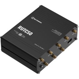Teltonika RUTC50 Router Industrial 5G Wi-Fi 6 (802.11ax) Doble Banda Ethernet Negro