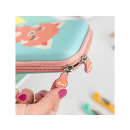 Wondee Funda para Disco Duro 2.5" Panda Rojo Estuche Tecnológico Resistente e Impermeable