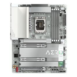 GIGABYTE Placa base Z890 AERO G - Compatible con CPUs Intel Core Ultra (Serie 2), VRM de 16+1+2 fases, hasta 8800MHz DDR5 (OC), 1xPCIe 5.0 + 4xPCIe 4.0, Wi-Fi 7, LAN 2.5GbE, Thunderbolt 4