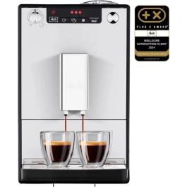 Melitta E950-103 Máquina de Espresso Automática con Molinillo Caffeo Solo - Plata