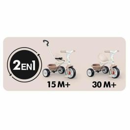 Smoby Triciclo Be Move Beige, recomendado para niños a partir de 3 años, fabricado en plástico y metal. Smoby Triciclo Be Move Beige, recomendado para niños a partir de 3 años, fabricado en plástico y metal.