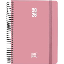 Agenda Anual (2026) Grafoplas Colors Espiral Tapa Extradura Con Goma A5 210X150 D/P Rosa Precio: 12.50000059. SKU: B1FYFPCKTN