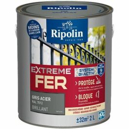 Ripolin RIP3174269077916 Gris Acero Hierro Extremo RAL 7012 Brillante 2 L Precio: 86.49999963. SKU: B13BA2H7N6
