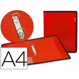 Liderpapel Carpeta 43030 2 Anillas 25 mm Polipropileno Roja Din A4 con Bolsa y Tarjetero Precio: 3.50000002. SKU: B14SD57ZJ3