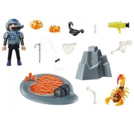 Playmobil Starter Pack Lucha Contra El Escorpión de Fuego Juego de Juguetes para Niños a Partir de 4 Años