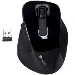Ratón Inalámbrico Óptico NGS BOWBLACK Negro 1600 dpi (1 unidad)