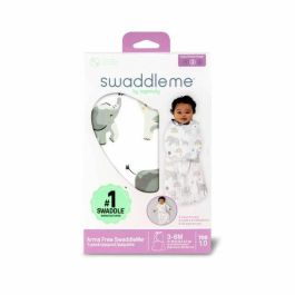 Ingenuity ING0074451999183 Saco de dormir Bebé Elefante Entretiempo TOG 1 Ajustable 3-6 meses Oeko-Tex