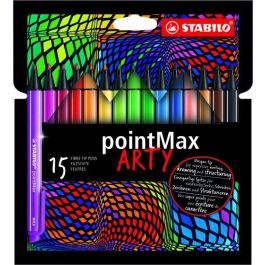 Rotulador Fibra Stabilo Pointmax Arty Line Estuche Carton De 15 (Set de 6) Precio: 96.49999986. SKU: B19F3DERZR