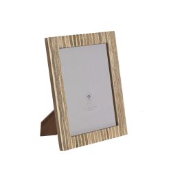 DKD Home Decor Marco de Fotos Moderno 15x20 cm Natural de Mango y Cristal con Rayas 1.8 x 24 x 19 cm Precio: 17.99000049. SKU: B182DB3BNH