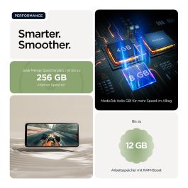 Motorola moto g06 17.5 cm (6.88") 256 GB 4 GB Android 15 Verde
