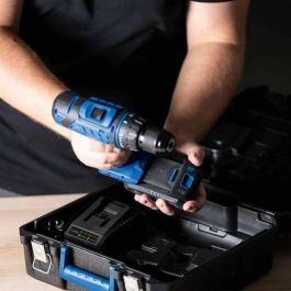 Taladro/destornillador inalámbrico IXES 20V + 1 batería de 2 Ah, cargador, caja con 74 accesorios - C-DTB74/1-X Taladro/destornillador inalámbrico IXES 20V + 1 batería de 2 Ah, cargador, caja con 74 accesorios - C-DTB74/1-X