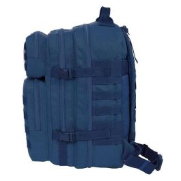 Mochila militar portatil 15,6'' safta basic "marino" 30x48x23cm