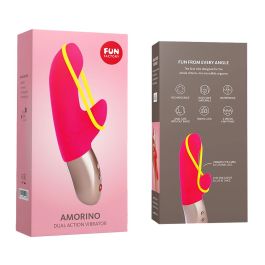 Vibrador Doble Estimulación Fun Factory Amorino Rosa