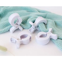 KioKids Pinzas Para Muselinas Blanco 4 Unidades Precio: 4.90000027. SKU: B1CLV4EVVG