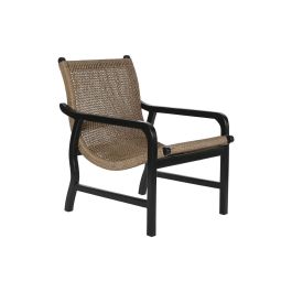 DKD Home Decor Butaca Colonial Madera Teca y Ratán Sintético 80x66x73 cm Precio: 281.49999988. SKU: B17W4AFH9E