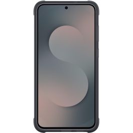 Samsung Funda Rugerizada para Galaxy S25 FE, Protección contra caídas e impactos, Microfibra y Silicona, Color Negro