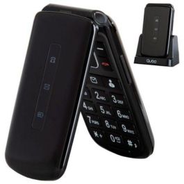 Teléfono Móvil Qubo P-210NWBKC para Personas Mayores/ Negro Teléfono Móvil Qubo P-210NWBKC para Personas Mayores/ Negro