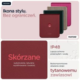 Smartphone Motorola PB8R0008PL Octa Core 16 GB RAM 512 GB Rojo