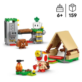 Lego Super Mario Campamento del Capitán Toad 72040 Juguete de Construcción para Niños de 6 Años en Adelante