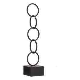 Giftdecor Figura Aros Negro Grande 12.5x60.5x12.5 cm Metal (8 Unidades) Precio: 2349.79000047. SKU: S3611209