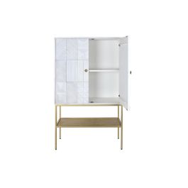 Aparador DKD Home Decor Blanco Dorado Metal Madera de mango 91 x 44 x 152 cm