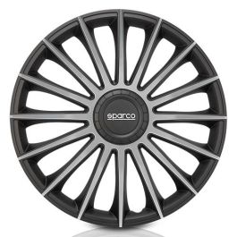 Tapacubos Torino 15" Negro-Plata Cs5 SPC1593BKSV Tapacubos Torino 15" Negro-Plata Cs5 SPC1593BKSV