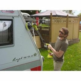 Ryobi RYO4892210186751 Cepillo Motorizado Telescópico 18V Diam. 150 mm 210 rpm 1 m a 1.4 m con Cepillo Medio y Espuma