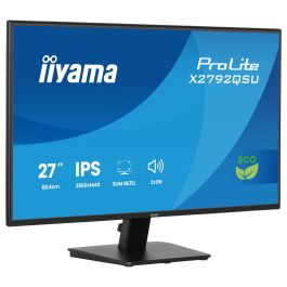 iiyama ProLite X2792QSU-B1 68,6cm/27" 2560x1440 QHD IPS 3ms 120Hz HDMI DisplayPort USB VESA Speaker Negro
