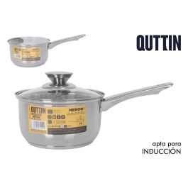 Inde Cazo de acero inoxidable industrial New Neron con tapa, 16 cm de diámetro (2 litros de capacidad) (4 Unidades) Precio: 48.1701. SKU: B1F5684VT5