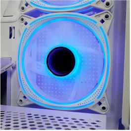 LC-Power LC-715W-ON Midi Tower PC Gaming Blanco ATX/Micro ATX/Mini-ITX Vidrio Templado Ventana Lateral