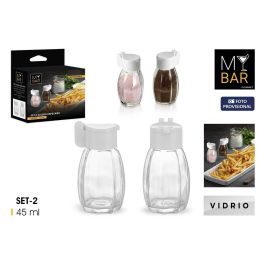Inde Set 2 Saleros de Vidrio con Tapa Inatascable 45 ml para Bar (24 Cajas) Precio: 25.4999998. SKU: B1EMW2XVDZ