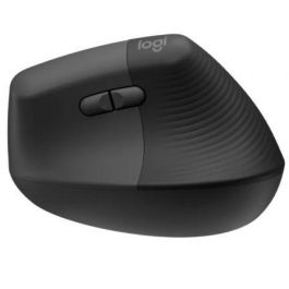 Logitech 910-006473 Lift Ratón Ergonómico Vertical Óptico RF Wireless + Bluetooth 4000 DPI Clics Silenciosos Grafito